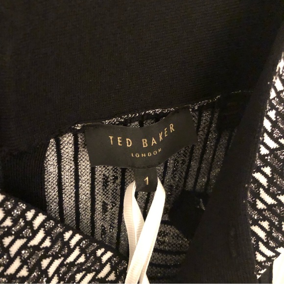 NWT Ted Baker Yolinii Bardot Off-the-Shoulders Bodycon Dress TB 1 - Picture 8 of 13